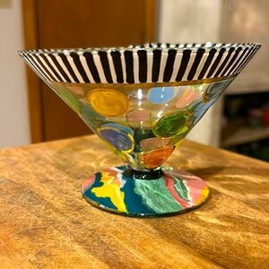 🌷Mackenzie-Childs Candy Dish Hand Painted